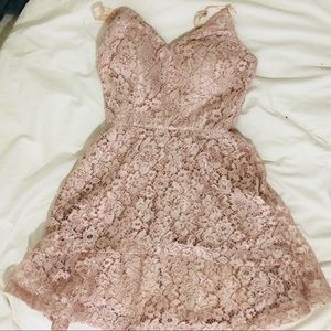 Mini dress, homecoming, embroidered, floral lace